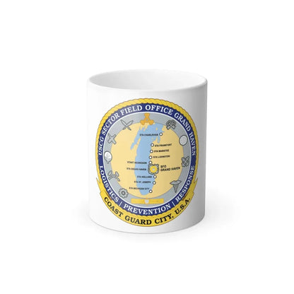 USCG Sector Field Office Grand Haven (U.S. Coast Guard) Color Changing Coffee Mug 11oz - Go Mug Yourself
