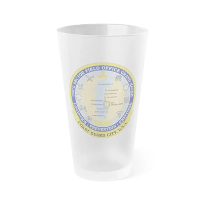 USCG Sector Field Office Grand Haven (U.S. Coast Guard) Frosted Pint Glass 16oz Default Title - Go Mug Yourself