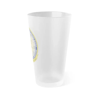 USCG Sector Field Office Grand Haven (U.S. Coast Guard) Frosted Pint Glass 16oz - Go Mug Yourself