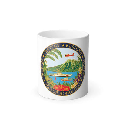 USCG Sector Honolulu (U.S. Coast Guard) Color Changing Mug 11oz-11oz-Go Mug Yourself