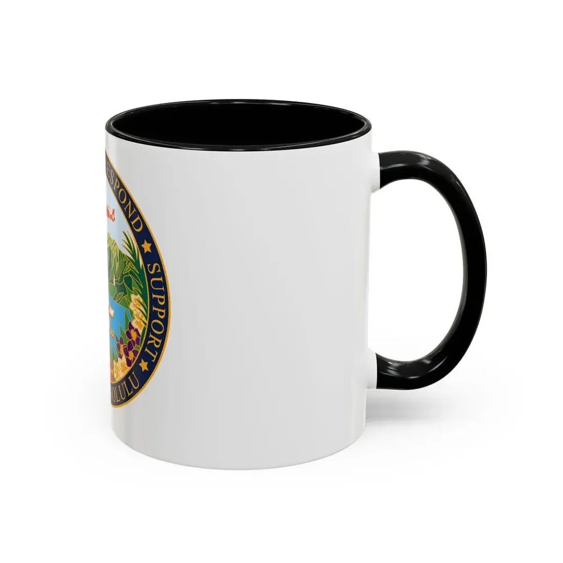 USCG Sector Honolulu (U.S. Coast Guard) Accent Coffee Mug - Go Mug Yourself