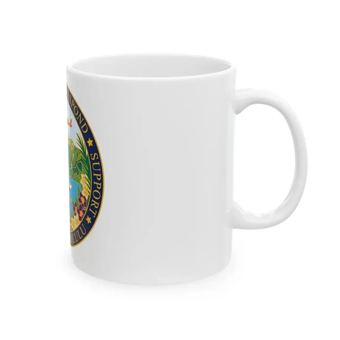 USCG Sector Honolulu (U.S. Coast Guard) White Coffee Mug - Go Mug Yourself