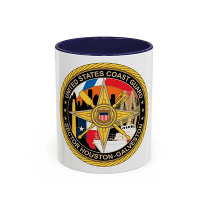 USCG Sector Houston Galveston Wardroom (U.S. Coast Guard) Accent Coffee Mug 11oz Navy - Go Mug Yourself