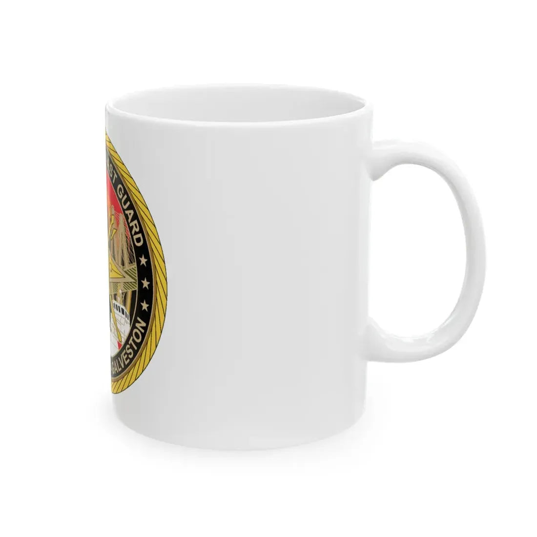 USCG Sector Houston Galveston Wardroom (U.S. Coast Guard) White Coffee Mug - Go Mug Yourself