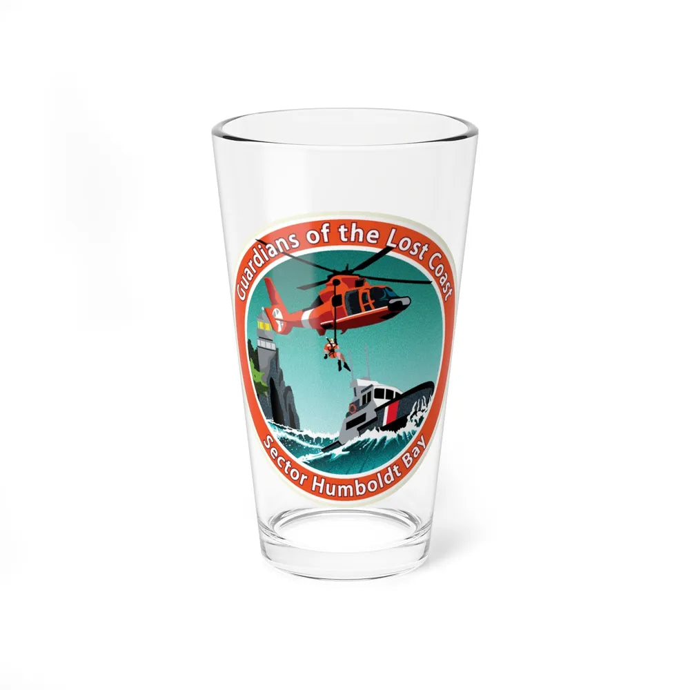 USCG Sector Humboldt Bay (U.S. Coast Guard) Pint Glass 16oz-16oz-Go Mug Yourself