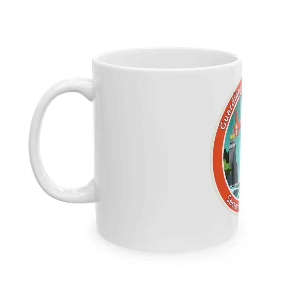 USCG Sector Humboldt Bay (U.S. Coast Guard) White Coffee Mug-Go Mug Yourself