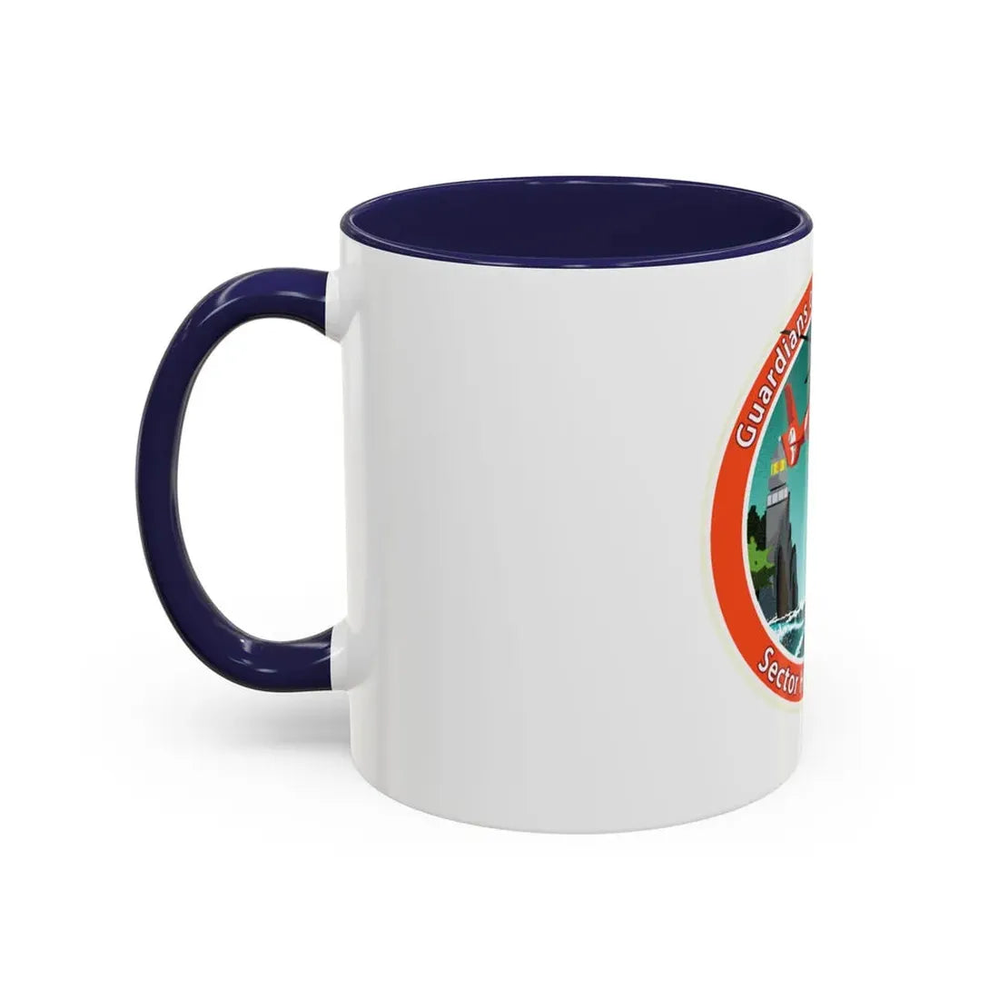 USCG Sector Humboldt Bay (U.S. Coast Guard) Accent Coffee Mug - Go Mug Yourself