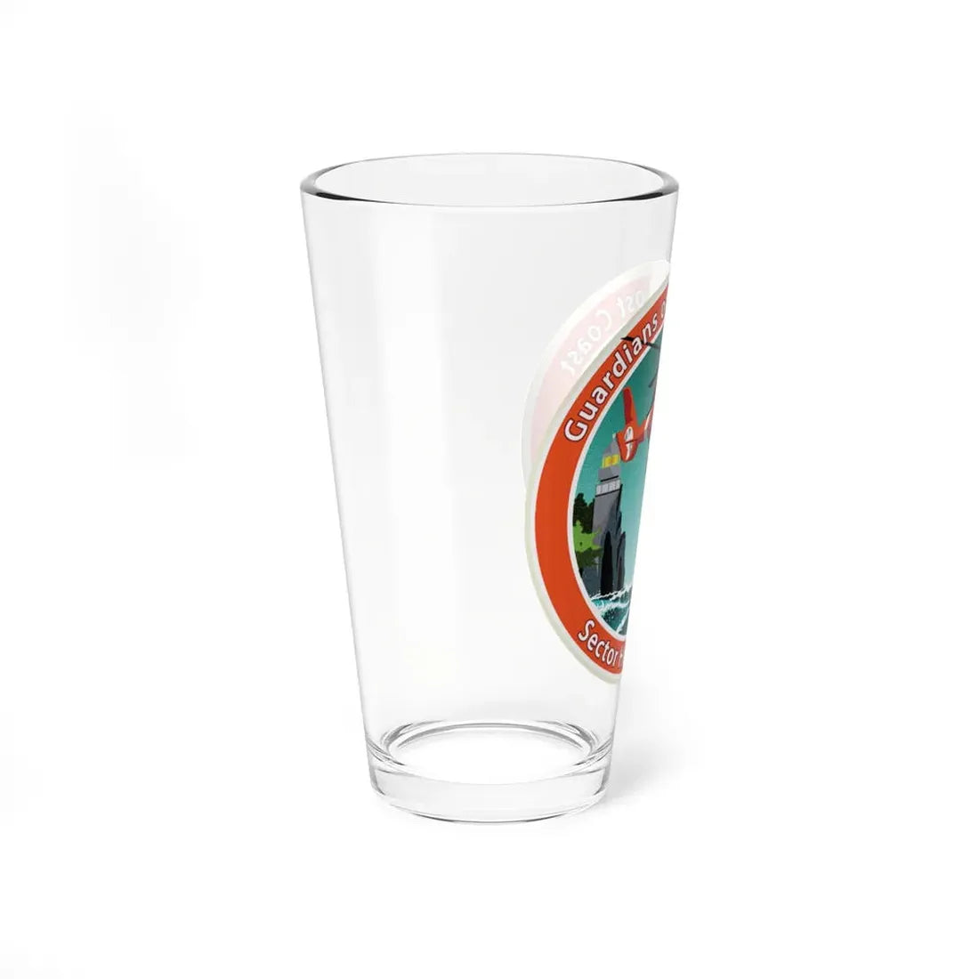 USCG Sector Humboldt Bay (U.S. Coast Guard) Pint Glass 16oz - Go Mug Yourself