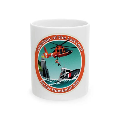 USCG Sector Humboldt Bay (U.S. Coast Guard) White Coffee Mug 11oz - Go Mug Yourself