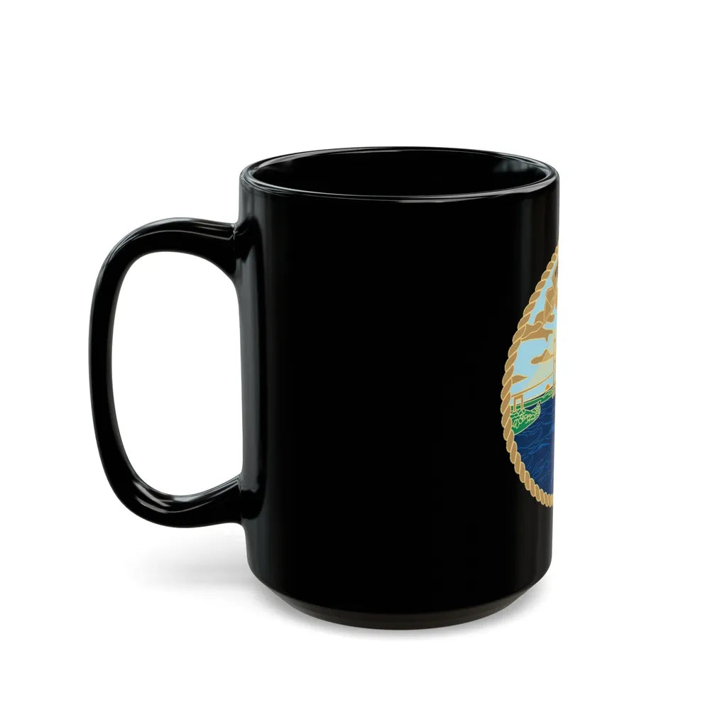 USCG Sector Jacksonville Bridge (U.S. Coast Guard) Black Coffee Mug-Go Mug Yourself