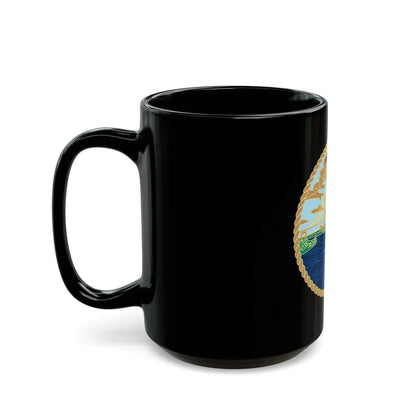 USCG Sector Jacksonville Bridge (U.S. Coast Guard) Black Coffee Mug-Go Mug Yourself