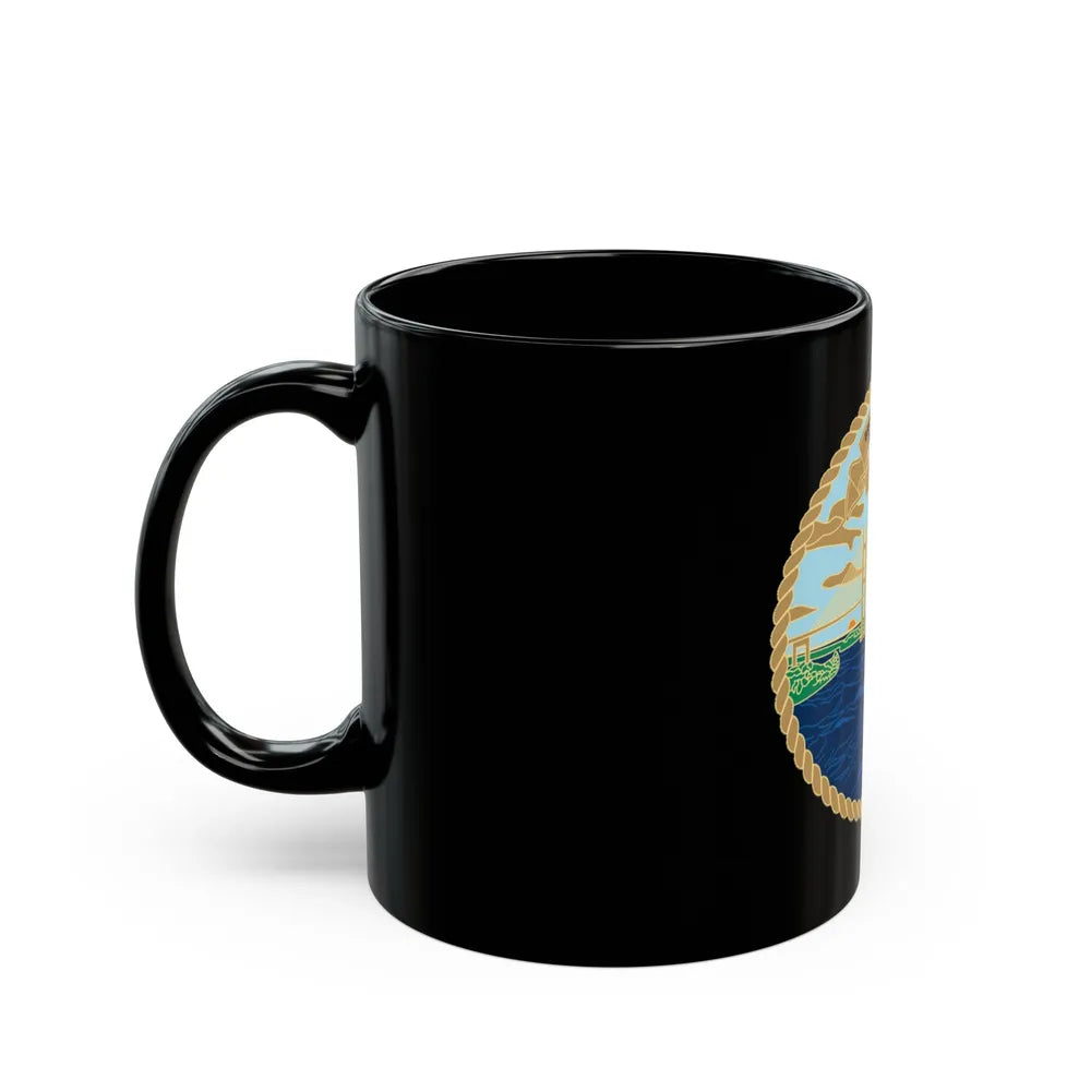 USCG Sector Jacksonville Bridge (U.S. Coast Guard) Black Coffee Mug-Go Mug Yourself