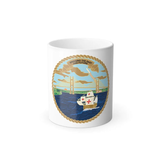 USCG Sector Jacksonville Bridge (U.S. Coast Guard) Color Changing Mug 11oz-11oz-Go Mug Yourself