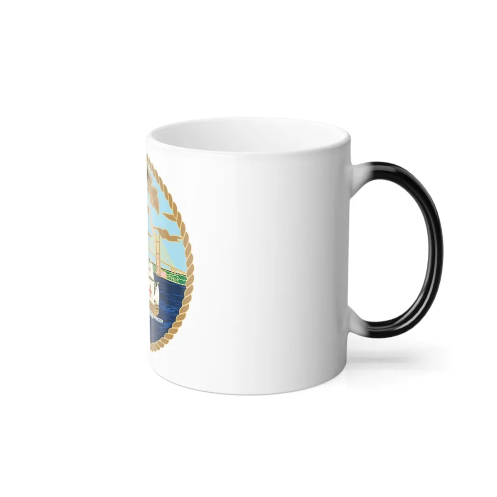 USCG Sector Jacksonville Bridge (U.S. Coast Guard) Color Changing Mug 11oz-Go Mug Yourself