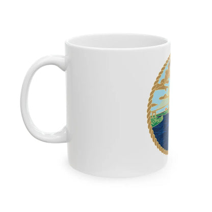 USCG Sector Jacksonville Bridge (U.S. Coast Guard) White Coffee Mug-Go Mug Yourself