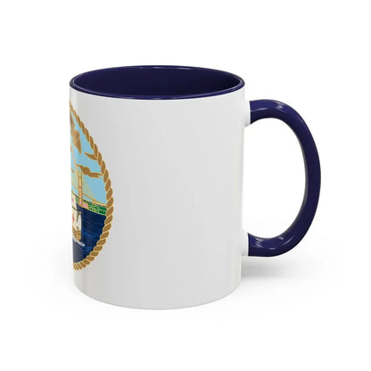 USCG Sector Jacksonville Bridge (U.S. Coast Guard) Accent Coffee Mug - Go Mug Yourself