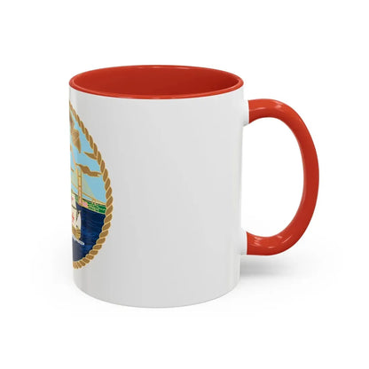 USCG Sector Jacksonville Bridge (U.S. Coast Guard) Accent Coffee Mug - Go Mug Yourself