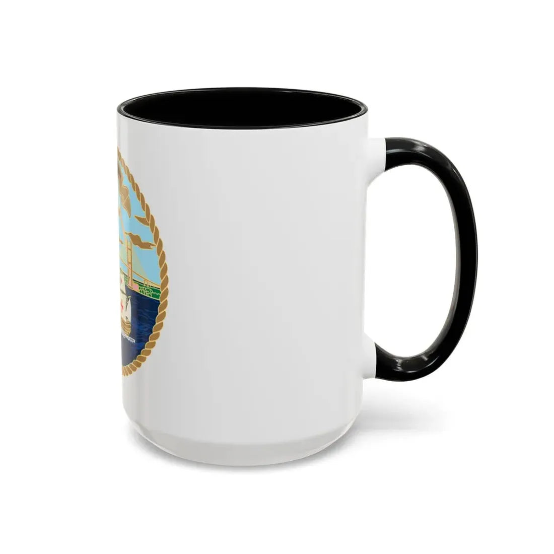 USCG Sector Jacksonville Bridge (U.S. Coast Guard) Accent Coffee Mug - Go Mug Yourself