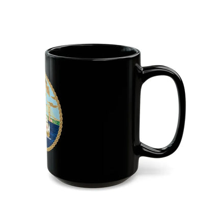 USCG Sector Jacksonville Bridge (U.S. Coast Guard) Black Coffee Mug - Go Mug Yourself