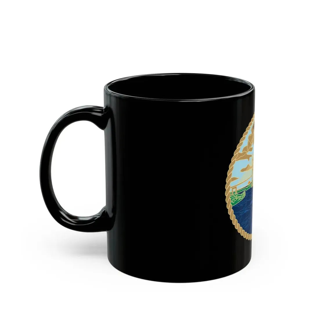 USCG Sector Jacksonville Bridge (U.S. Coast Guard) Black Coffee Mug - Go Mug Yourself