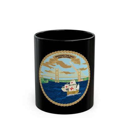 USCG Sector Jacksonville Bridge (U.S. Coast Guard) Black Coffee Mug - Go Mug Yourself