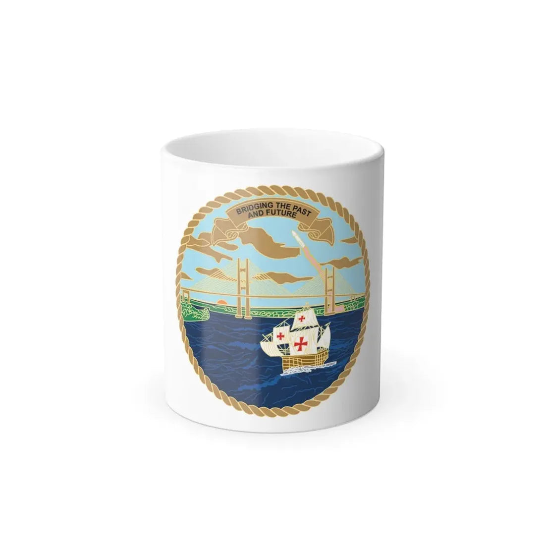 USCG Sector Jacksonville Bridge (U.S. Coast Guard) Color Changing Coffee Mug 11oz - Go Mug Yourself