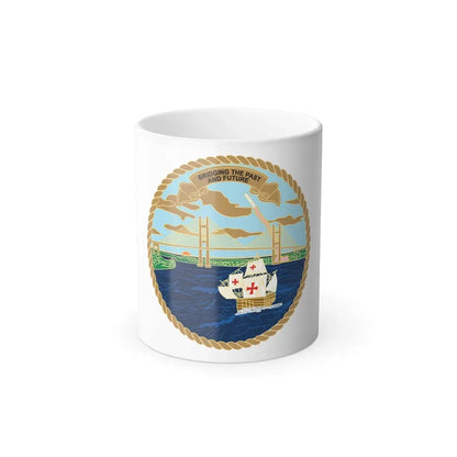 USCG Sector Jacksonville Bridge (U.S. Coast Guard) Color Changing Coffee Mug 11oz - Go Mug Yourself