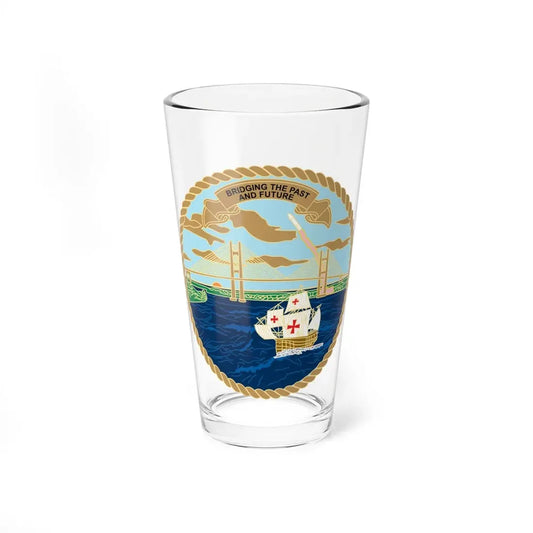 USCG Sector Jacksonville Bridge (U.S. Coast Guard) Pint Glass 16oz 16oz - Go Mug Yourself