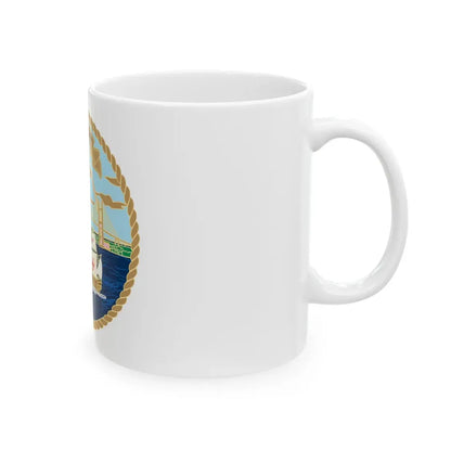 USCG Sector Jacksonville Bridge (U.S. Coast Guard) White Coffee Mug - Go Mug Yourself