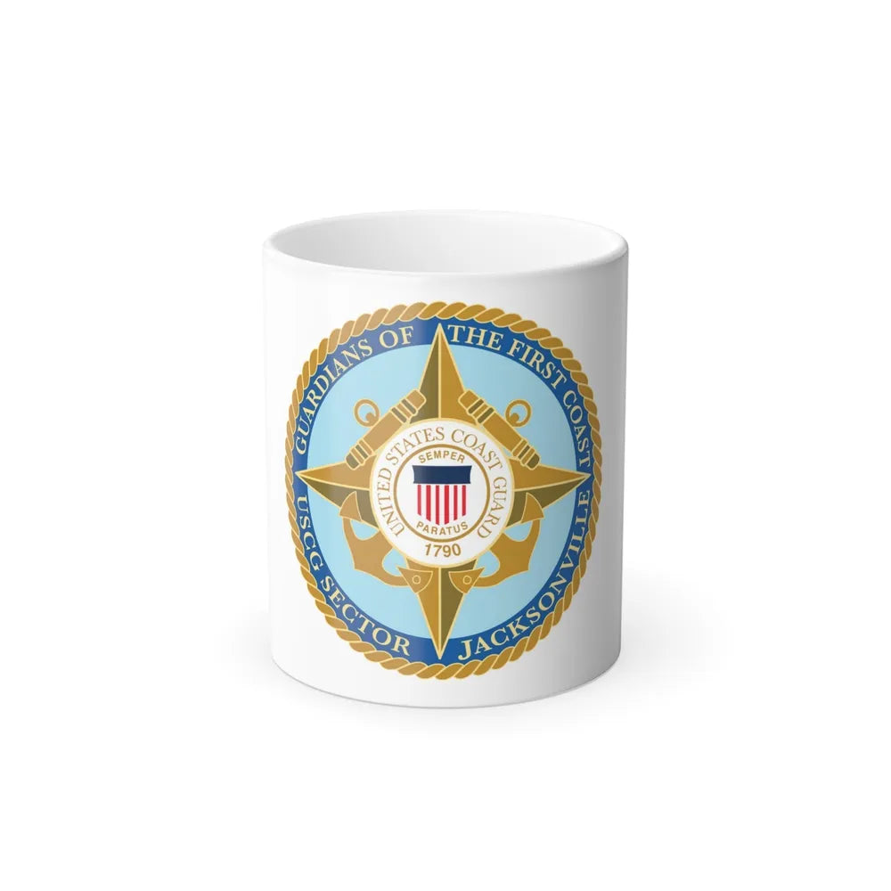USCG Sector Jacksonville Guardians of the first coast (U.S. Coast Guard) Color Changing Mug 11oz-11oz-Go Mug Yourself