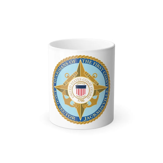 USCG Sector Jacksonville Guardians of the first coast (U.S. Coast Guard) Color Changing Mug 11oz-11oz-Go Mug Yourself