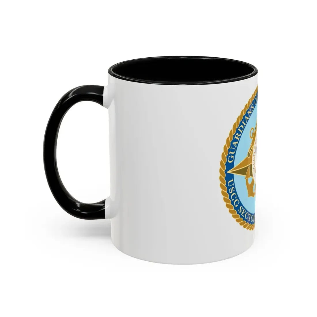 USCG Sector Jacksonville Guardians of the first coast (U.S. Coast Guard) Accent Coffee Mug - Go Mug Yourself
