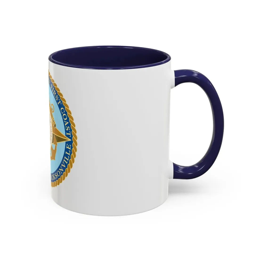 USCG Sector Jacksonville Guardians of the first coast (U.S. Coast Guard) Accent Coffee Mug - Go Mug Yourself