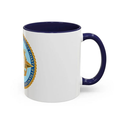 USCG Sector Jacksonville Guardians of the first coast (U.S. Coast Guard) Accent Coffee Mug - Go Mug Yourself
