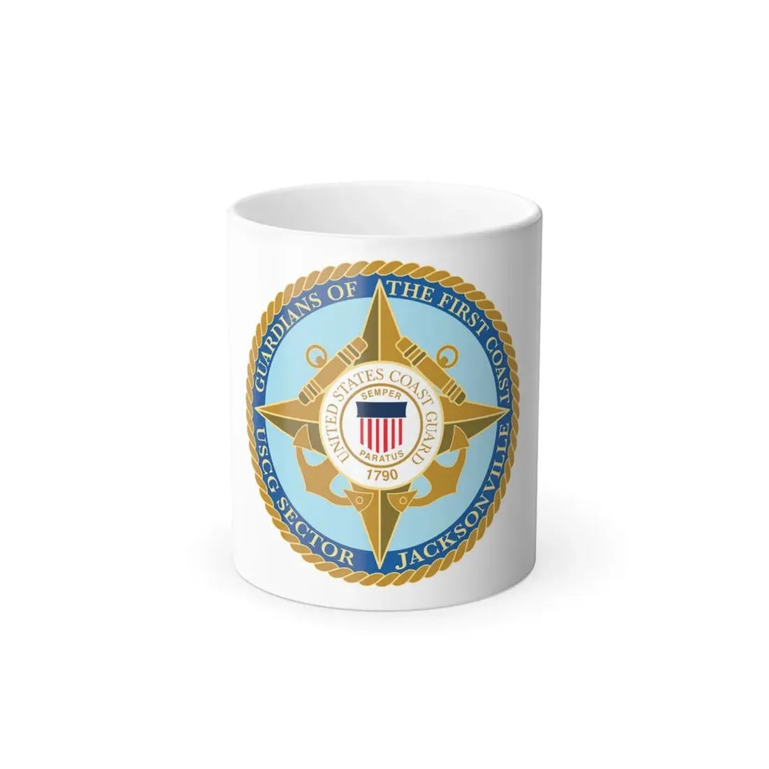 USCG Sector Jacksonville Guardians of the first coast (U.S. Coast Guard) Color Changing Coffee Mug 11oz - Go Mug Yourself