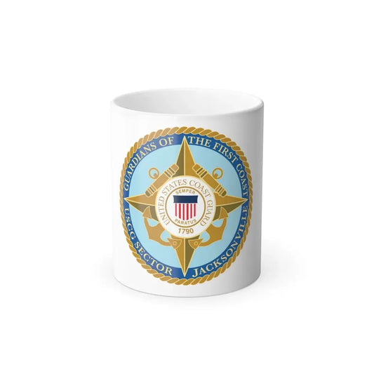 USCG Sector Jacksonville Guardians of the first coast (U.S. Coast Guard) Color Changing Coffee Mug 11oz - Go Mug Yourself