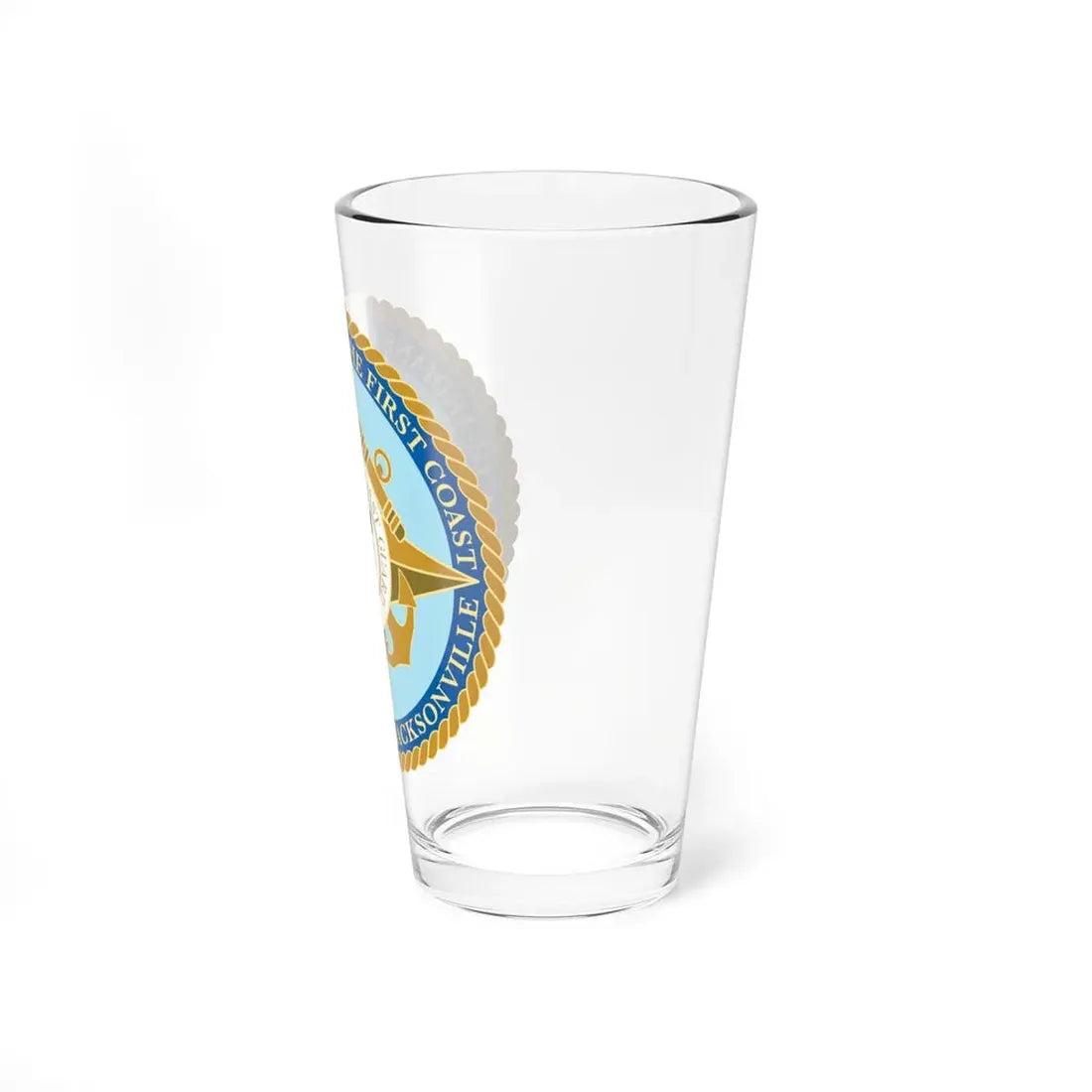 USCG Sector Jacksonville Guardians of the first coast (U.S. Coast Guard) Pint Glass 16oz - Go Mug Yourself