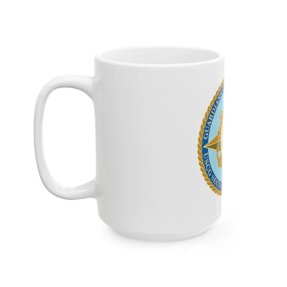 USCG Sector Jacksonville Guardians of the first coast (U.S. Coast Guard) White Coffee Mug - Go Mug Yourself