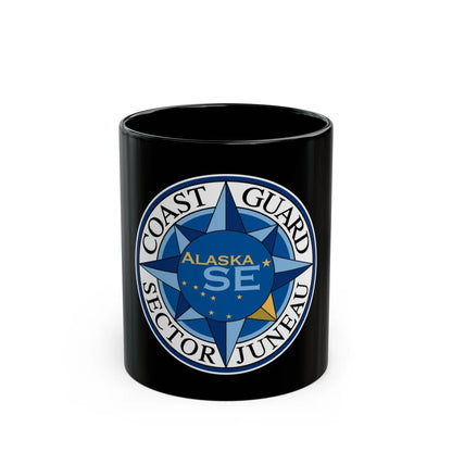 USCG Sector Juneau (U.S. Coast Guard) Black Coffee Mug-11oz-Go Mug Yourself