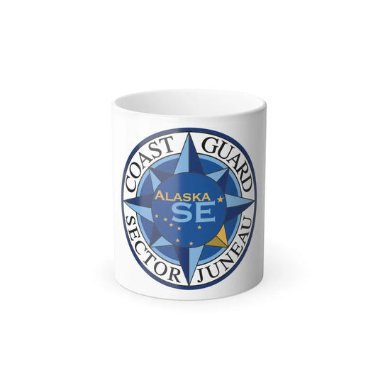 USCG Sector Juneau (U.S. Coast Guard) Color Changing Mug 11oz-11oz-Go Mug Yourself