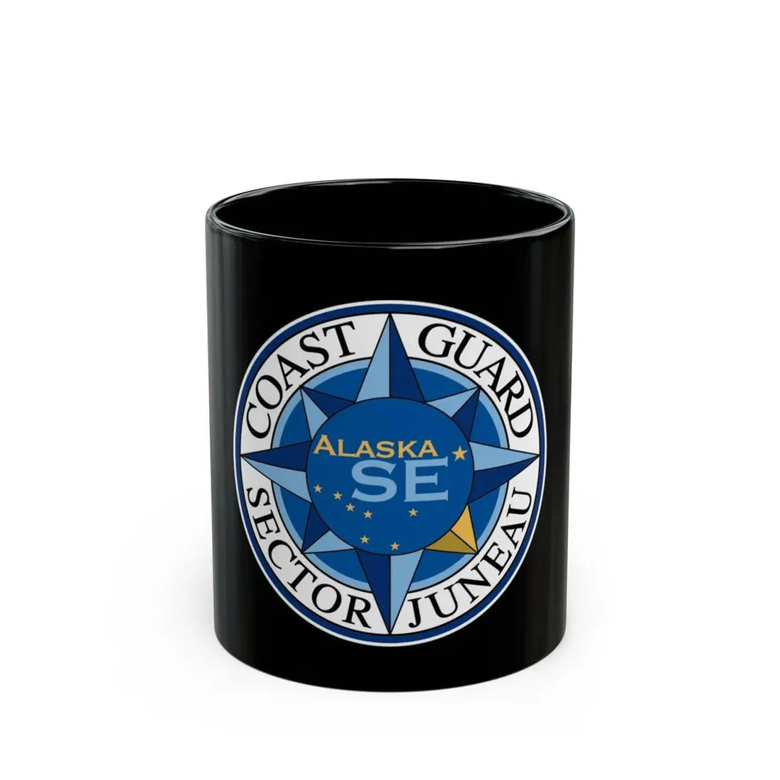USCG Sector Juneau (U.S. Coast Guard) Black Coffee Mug - Go Mug Yourself