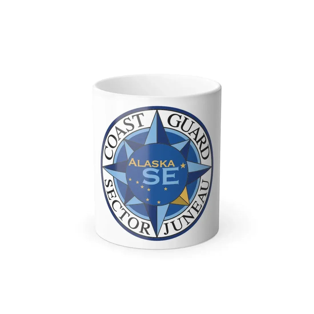USCG Sector Juneau (U.S. Coast Guard) Color Changing Coffee Mug 11oz - Go Mug Yourself
