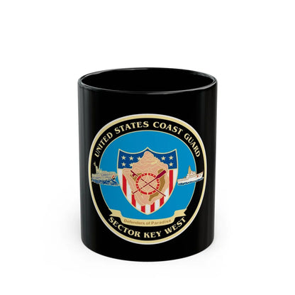 USCG Sector Key West New 2006 (U.S. Coast Guard) Black Coffee Mug-11oz-Go Mug Yourself