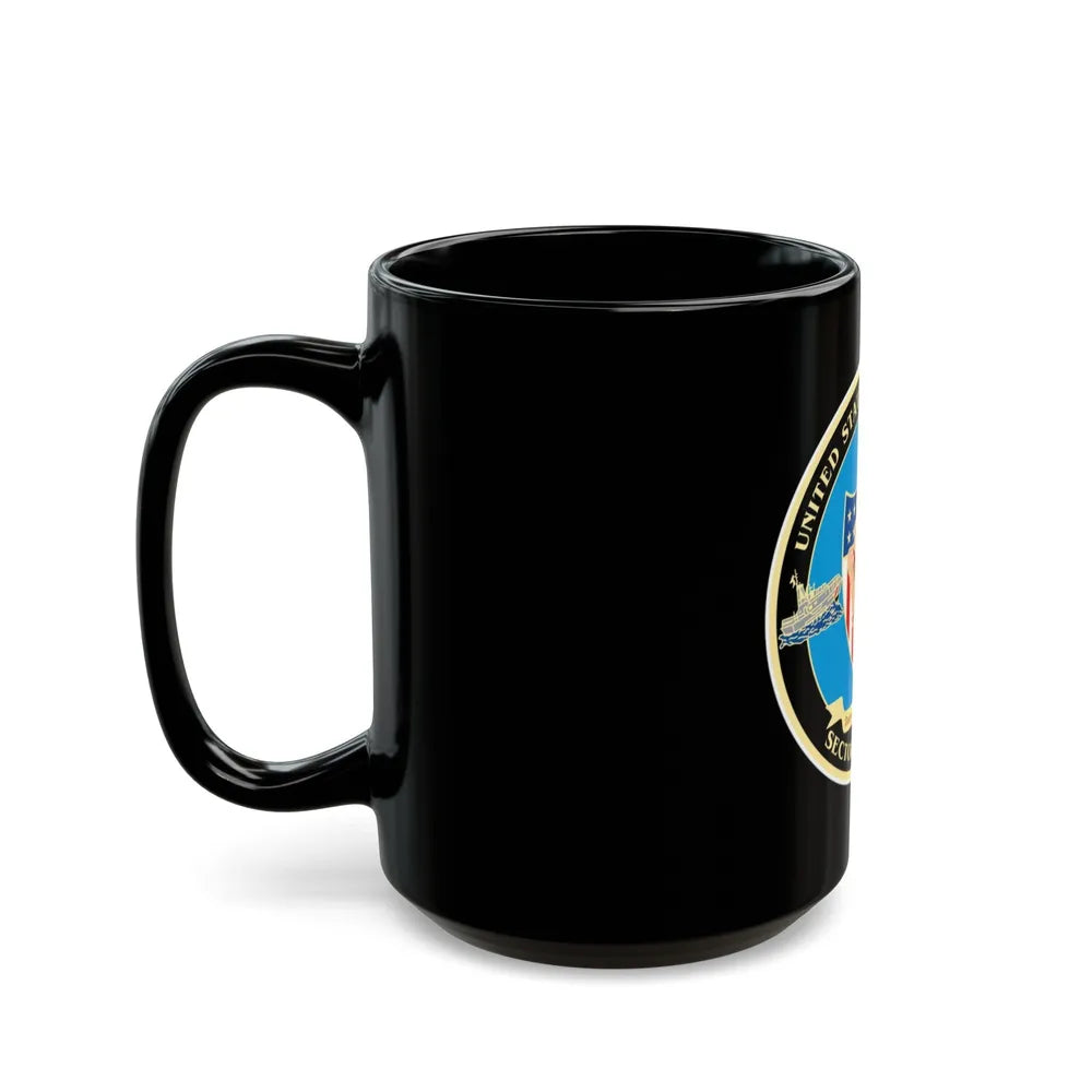 USCG Sector Key West New 2006 (U.S. Coast Guard) Black Coffee Mug-Go Mug Yourself