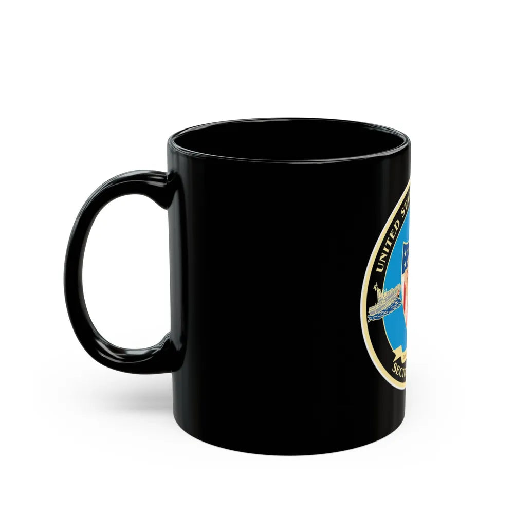 USCG Sector Key West New 2006 (U.S. Coast Guard) Black Coffee Mug-Go Mug Yourself