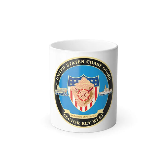 USCG Sector Key West New 2006 (U.S. Coast Guard) Color Changing Mug 11oz-11oz-Go Mug Yourself