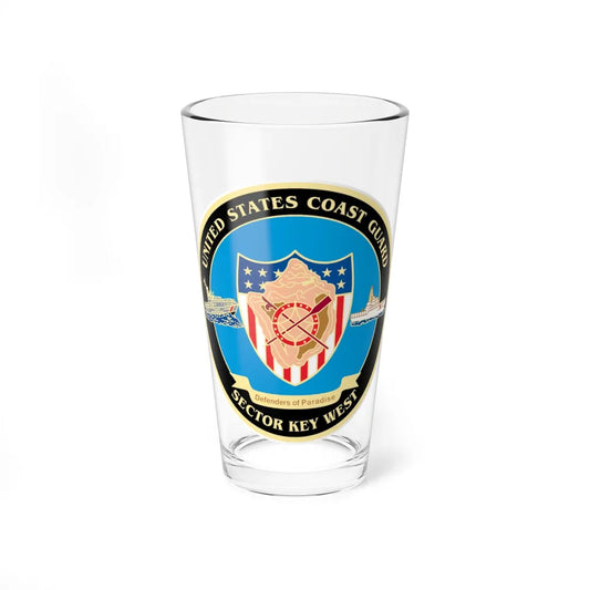 USCG Sector Key West New 2006 (U.S. Coast Guard) Pint Glass 16oz-16oz-Go Mug Yourself