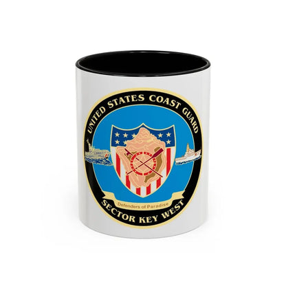 USCG Sector Key West   New 2006 (U.S. Coast Guard) Accent Coffee Mug 11oz Black - Go Mug Yourself