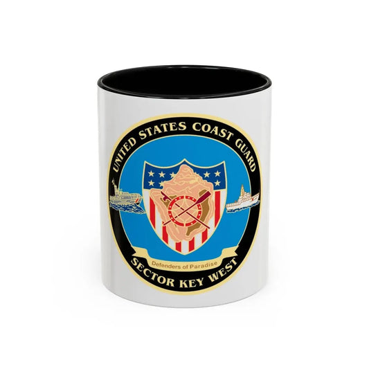USCG Sector Key West   New 2006 (U.S. Coast Guard) Accent Coffee Mug 11oz Black - Go Mug Yourself