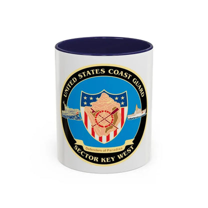 USCG Sector Key West   New 2006 (U.S. Coast Guard) Accent Coffee Mug 11oz Navy - Go Mug Yourself
